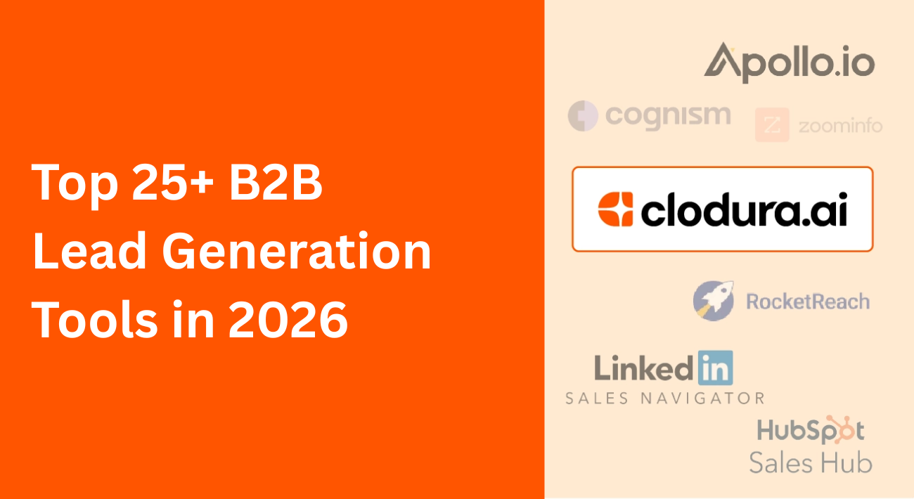 Top 25+ B2B Lead Generation Tools in 2026