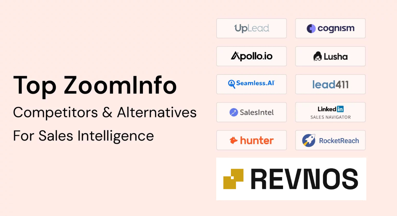 ZoomInfo Competitors & Alternatives For Sales Intelligence in 2026