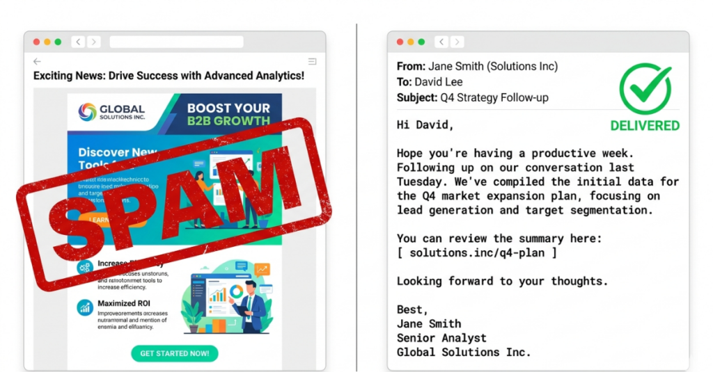 Cold Email Mistake #6: The HTML Disguise, Looking Like a Campaign
