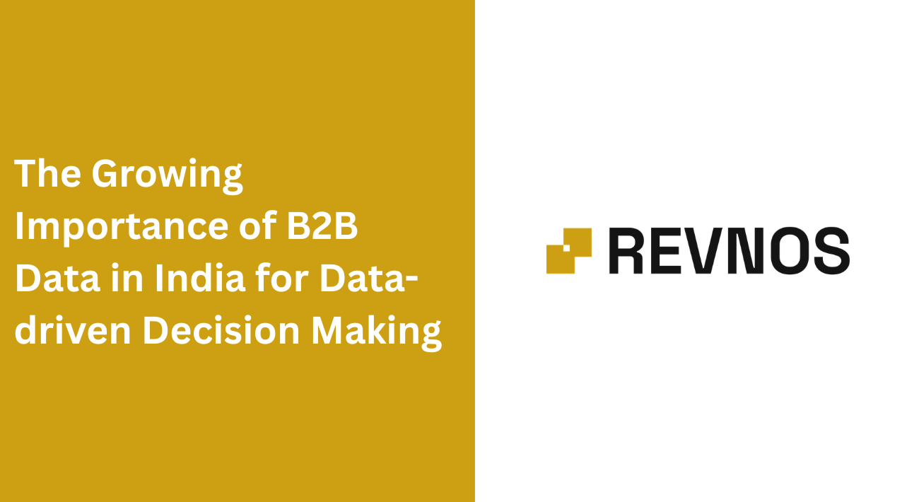 The Growing Importance of B2B Data in India for Data-driven Decision Making