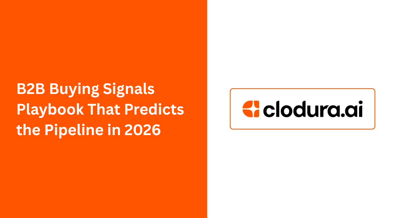 B2B Buying Signals Playbook That Predicts the Pipeline in 2026
