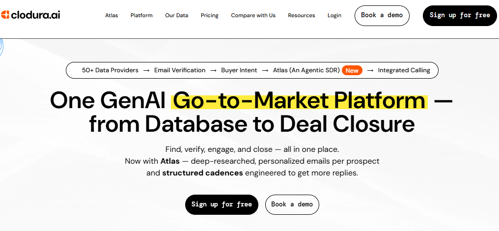 Clodura.AI &mdash; Best All-in-One GTM Clay Alternative | Clay Competitors & Alternatives