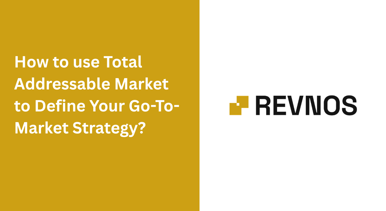 How to use Total Addressable Market to Define your Go-To-Market Strategy?