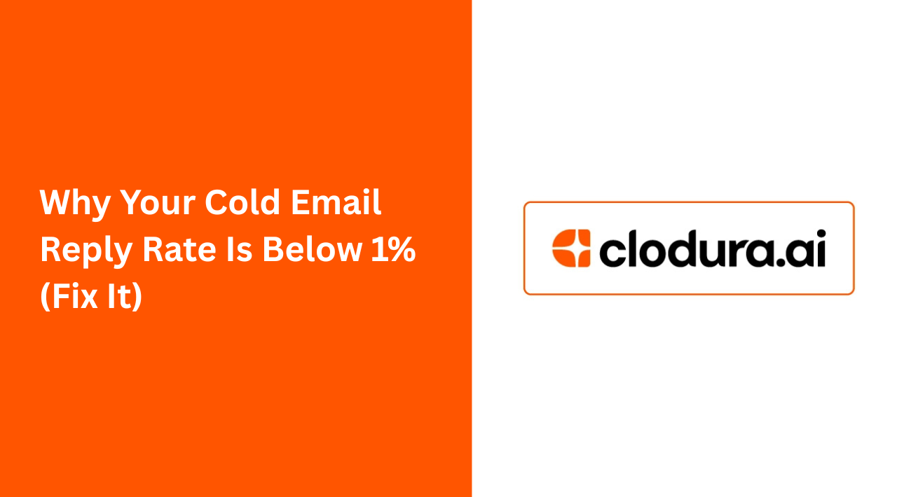 Why Your Cold Email Reply Rate Is Below 1%