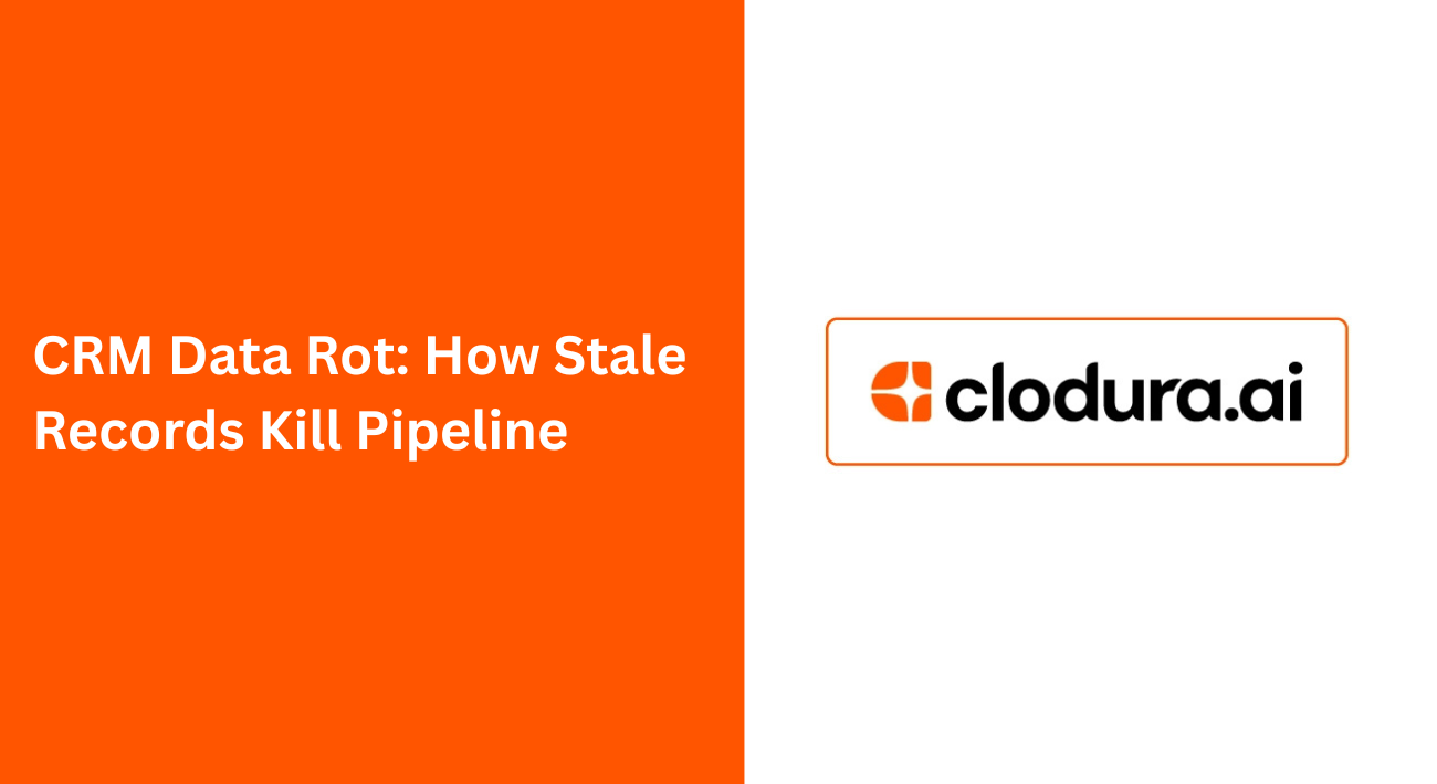 CRM data rot weakens pipeline with outdated contacts, invalid emails, and stale company data. Fresh B2B data helps GTM teams improve deliverability, routing, and revenue performance.