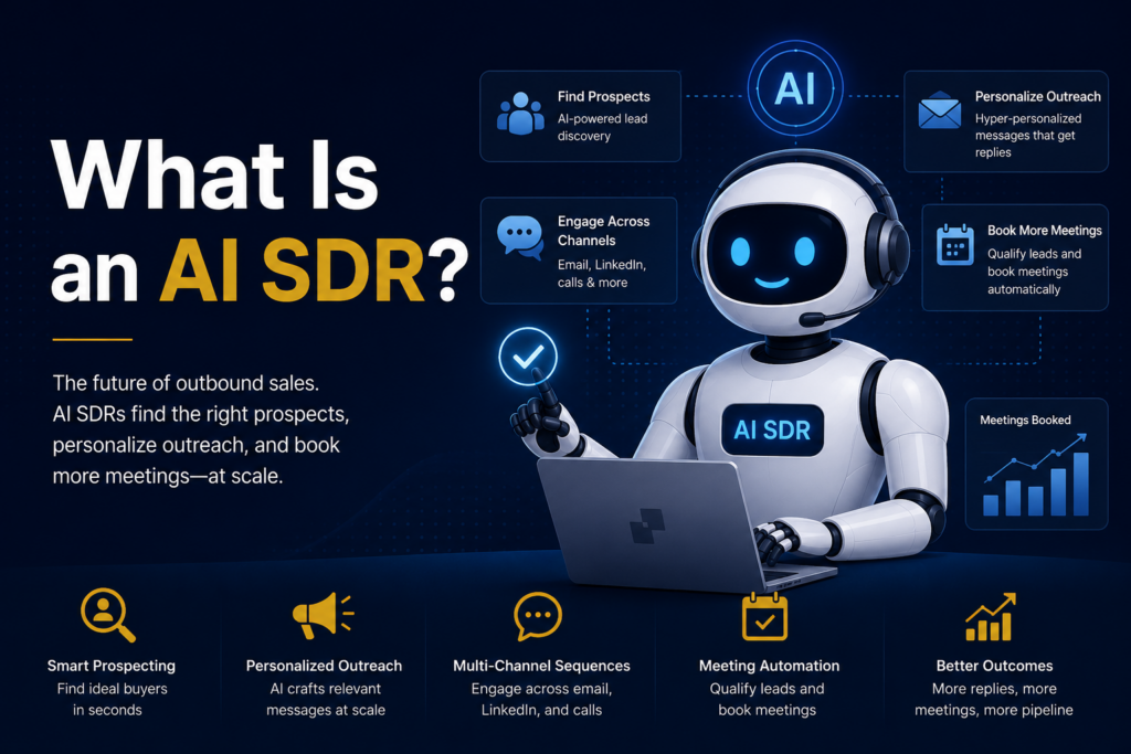 What Is an AI SDR?&nbsp;| AI SDR vs Human SDR | Revnos.AI
